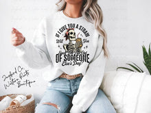 Load image into Gallery viewer, IF I GIVE YOU A STRAW WILL YOU SUCK THE FUN OUT OF SOMEONE ELSES DAY HOODIE/CREW SWEATSHIRT
