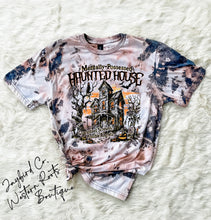 Load image into Gallery viewer, HAUNTED HOUSE BLEACHED TEE
