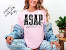 Load image into Gallery viewer, ALWAYS STOP AND PRAY BLEACHED TEE
