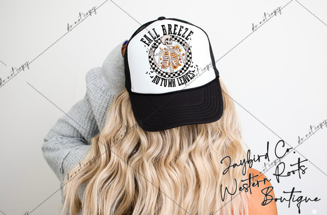 Fall Breeze Autumn Leaves|Trucker Hat
