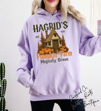 Load image into Gallery viewer, HAGRADS PUMPKIN FARM SWEATSHIRT | MINT GREEN | ORCHID | DARK HEATHER | WHITE
