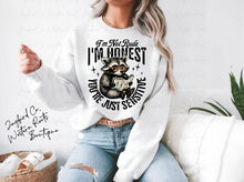Load image into Gallery viewer, IM NOT RUDE IM HONEST HOODIE/CREW SWEATSHIRT
