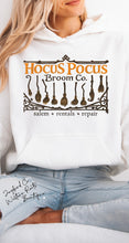Load image into Gallery viewer, HOCUS POCUS BROOM CO. SWEATSHIRT | MINT GREEN | ORCHID | DARK HEATHER | WHITE
