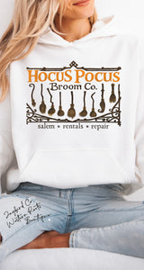 HOCUS POCUS BROOM CO. SWEATSHIRT | MINT GREEN | ORCHID | DARK HEATHER | WHITE
