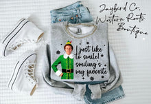 Load image into Gallery viewer, I JUST LIKE SMILING ELF | ASH GRAY | SPORT GRAY | SAND | WHITE
