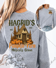 Load image into Gallery viewer, HAGRADS PUMPKIN FARM SWEATSHIRT | ASH GRAY | SPORT GRAY | SAND | FOREST GREEN
