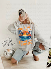 Load image into Gallery viewer, CHASING THE SUN HOODIE/CREW SWEATSHIRT
