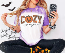 Load image into Gallery viewer, COZY SEASON BLEACHED TEE
