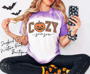 COZY SEASON BLEACHED TEE