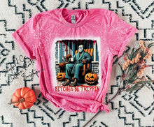 Load image into Gallery viewer, BITCHES BE TRIPPIN BLEACHED TEE
