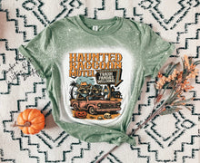 Load image into Gallery viewer, HAUNTED RACCOON MOTEL BLEACHED TEE
