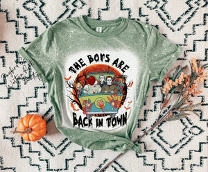 THE BOYS ARE BACK IN TOWN BLEACHED TEE