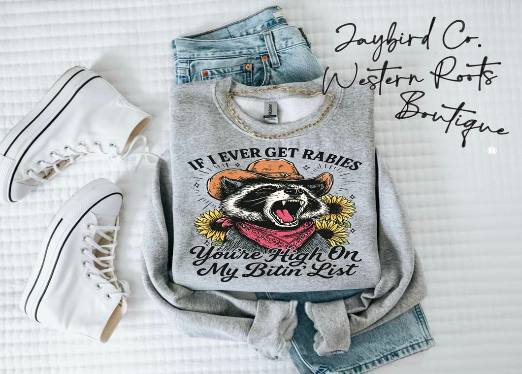 IF I EVER GET RABIES | ASH GRAY | SPORT GRAY | SAND | WHITE