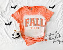 Load image into Gallery viewer, FALL VIBES BLEACHED TEE
