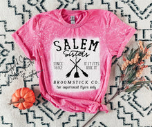 Load image into Gallery viewer, SALEM SISTERS BLEACHED TEE
