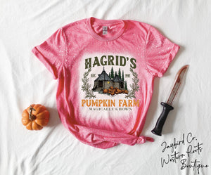 HAGRADS PUMPKIN FARM BLEACHED TEE