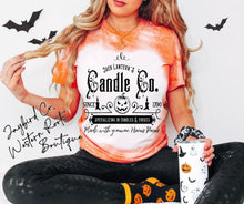 Load image into Gallery viewer, JACK LANTERNS CANDLE CO. BLEACHED TEE
