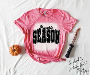 PUMPKIN SEASON BLEACHED TEE