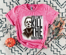 Load image into Gallery viewer, YOU CAN’T KILL THE BOOGYMAN BLEACHED TEE
