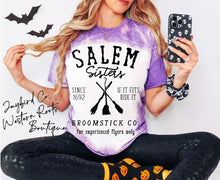 Load image into Gallery viewer, SALEM SISTERS BLEACHED TEE
