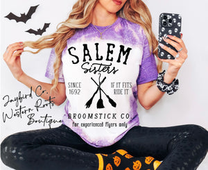 SALEM SISTERS BLEACHED TEE