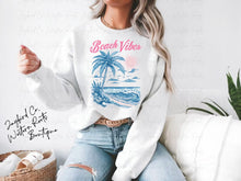 Load image into Gallery viewer, BEACH VIBES HOODIE/CREW SWEATSHIRT
