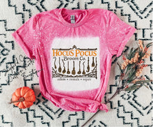 Load image into Gallery viewer, HOCUS POCUS BROOM CO. BLEACHED TEE

