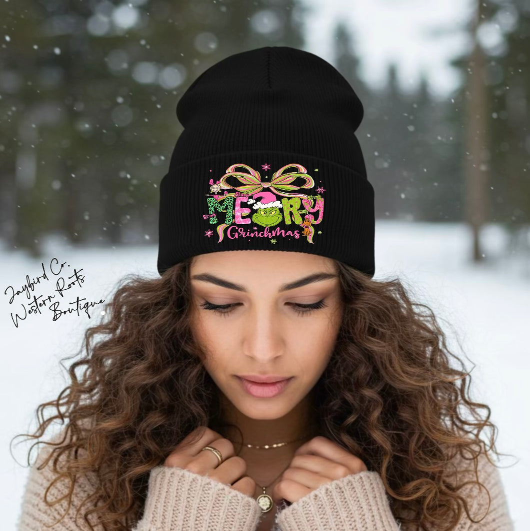 MERRY GRINCHMAS | BEANIE HAT