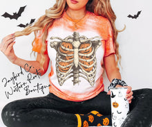 Load image into Gallery viewer, HALLOWEEN BLEACHED TEE
