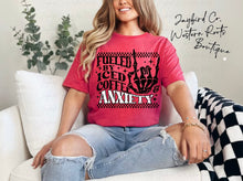 Load image into Gallery viewer, FUELED BY ICED COFFEE &amp; ANXIETY BLEACHED TEE
