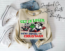 Load image into Gallery viewer, GET IN LOSER WERE SAVING CHRISTMAS | ASH GRAY | SPORT GRAY | SAND | WHITE
