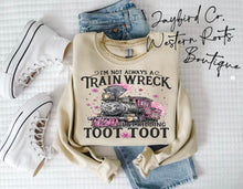 Load image into Gallery viewer, TRAIN WRECK HOODIE/CREW SWEATSHIRT
