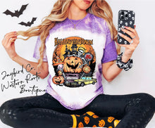 Load image into Gallery viewer, HALLOWEENTOWN  BLEACHED TEE
