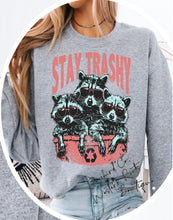 Load image into Gallery viewer, STAY TRASHY SWEATSHIRT | ASH GRAY | SPORT GRAY | SAND | FOREST GREEN
