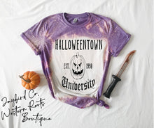 Load image into Gallery viewer, HALLOWEENTOWN  BLEACHED TEE
