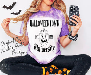HALLOWEENTOWN  BLEACHED TEE