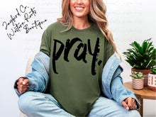 Load image into Gallery viewer, PRAY BLEACHED TEE
