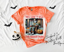 Load image into Gallery viewer, YOU CAN’T KILL THE BOOGYMAN BLEACHED TEE
