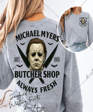 Load image into Gallery viewer, MICHAEL MYERS SWEATSHIRT | ASH GRAY | SPORT GRAY | SAND | FOREST GREEN
