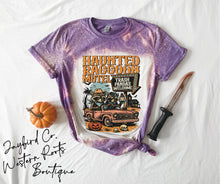 Load image into Gallery viewer, HAUNTED RACCOON MOTEL BLEACHED TEE

