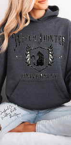 WITCH HUNTER UNIVERSITY SWEATSHIRT | MINT GREEN | ORCHID | DARK HEATHER | WHITE