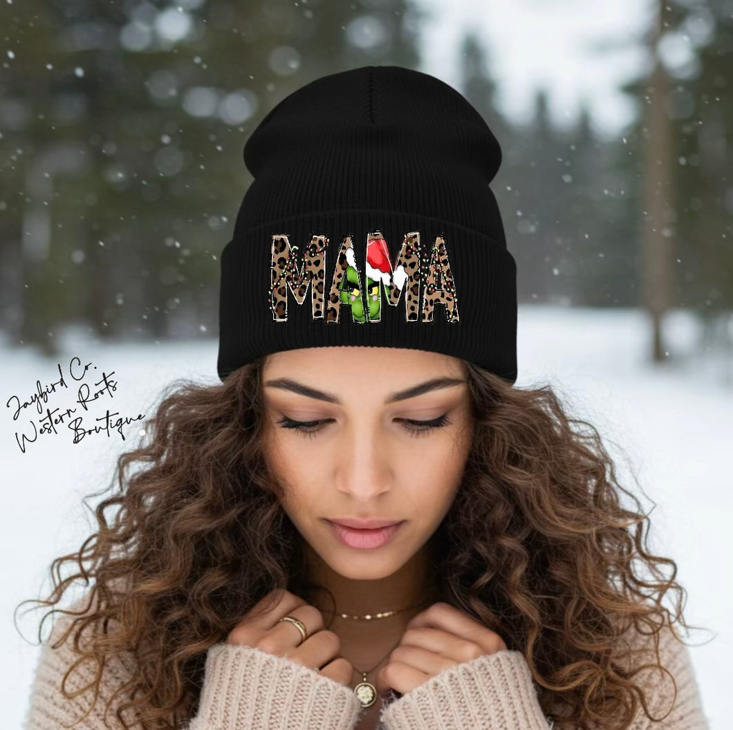 MAMA GRINCH | BEANIE HAT