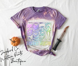 SPOOKY SEASON BLEACHED TEE