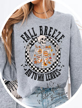 Load image into Gallery viewer, FALL BREEZE AUTUMN LEAVES SWEATSHIRT | ASH GRAY | SPORT GRAY | SAND | FOREST GREEN
