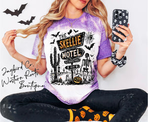 SKELLIE MOTEL BLEACHED TEE
