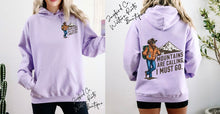 Load image into Gallery viewer, BIGFOOT THE MOUNTAINS ARE CALLING SWEATSHIRT | MINT GREEN | ORCHID | DARK HEATHER | WHITE
