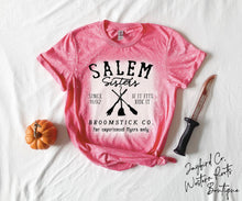 Load image into Gallery viewer, SALEM SISTERS BLEACHED TEE
