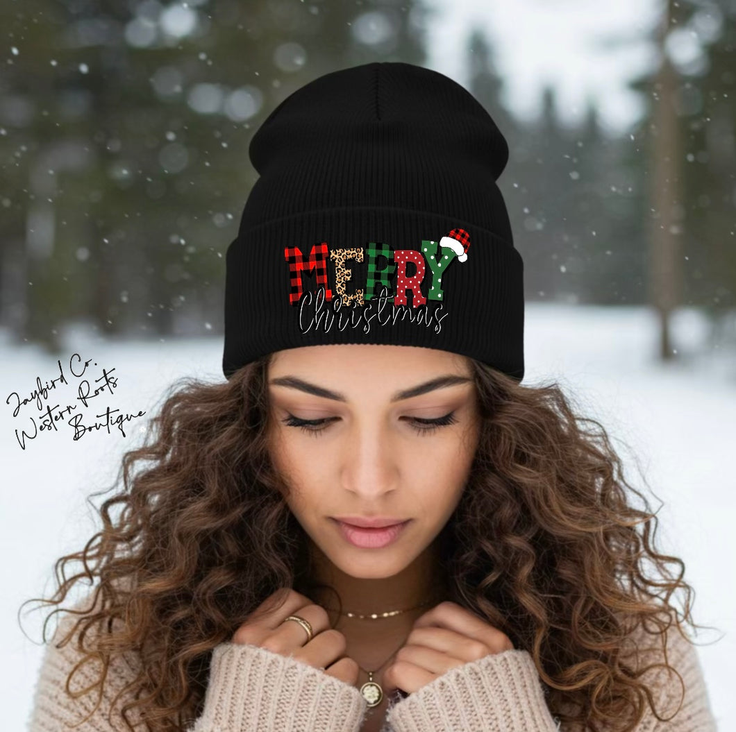 MERRY CHRISTMAS | BEANIE HAT