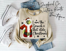 Load image into Gallery viewer, I AM THE GRINCH THAT STOLE CHRISTMAS | ASH GRAY | SPORT GRAY | SAND | WHITE
