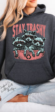 Load image into Gallery viewer, STAY TRASHY SWEATSHIRT | MINT GREEN | ORCHID | DARK HEATHER | WHITE
